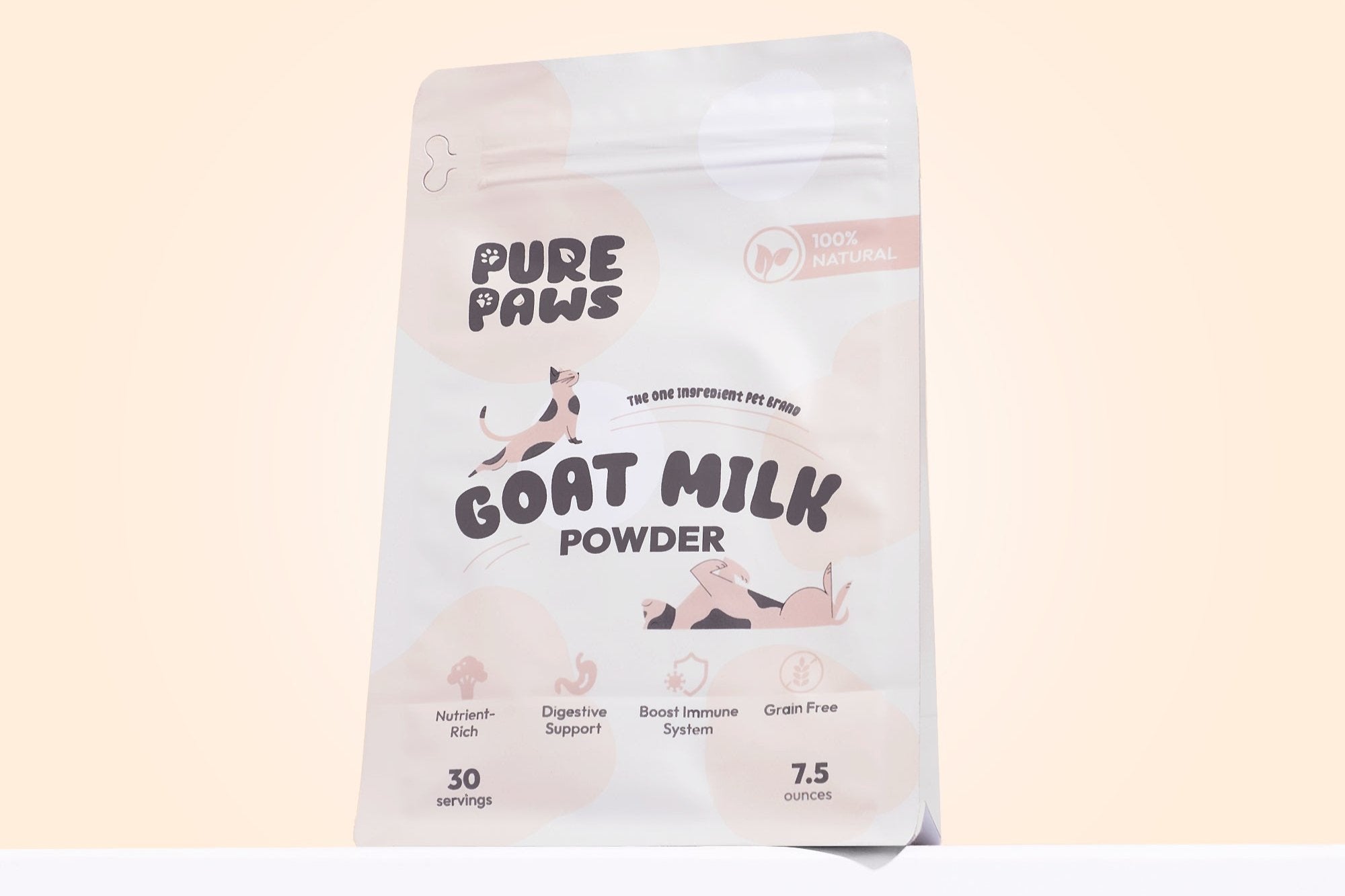 Goat Milk Powder for Dogs Puppies Cats and Kittens Pure Paws